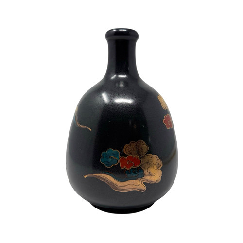 Vintage japanese glossy vase - japanese,